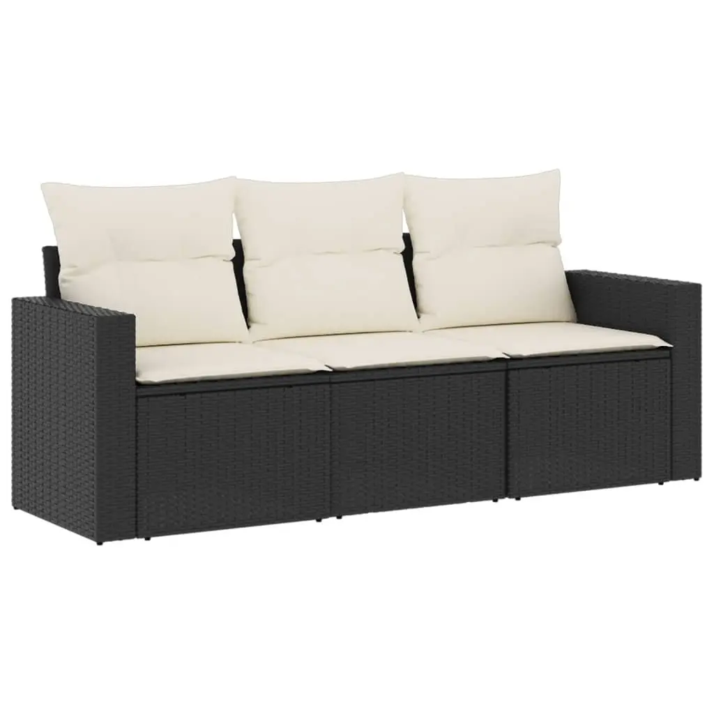 3-Piece Garden Sofa Set with Cushions