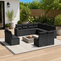 Premium 11-Piece Garden Sofa Set for Outdoor Comfort