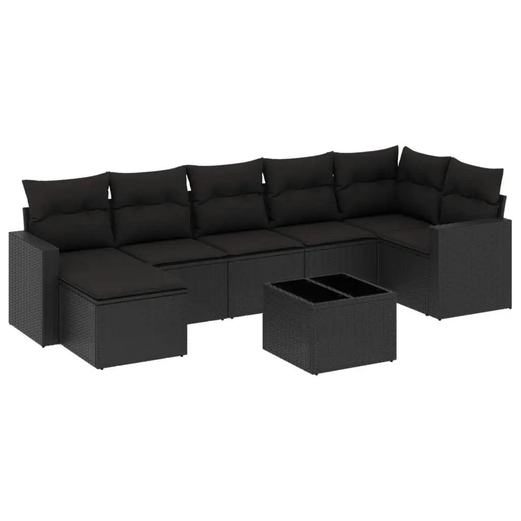 8-Piece Outdoor Garden Sofa Set with Cushions