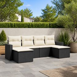 Sturdy 6-Piece Garden Sofa Set for Outdoor Relaxation