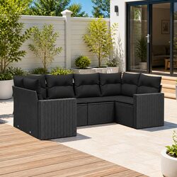 Premium 6 Piece Garden Sofa Set for Outdoor Spaces