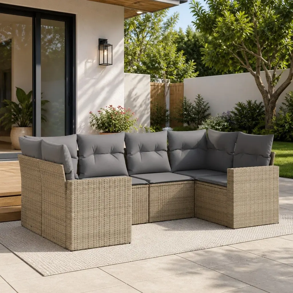 6-Piece Garden Sofa Set for Outdoor Spaces
