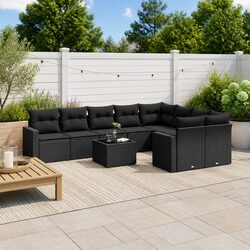 10 Piece Modular Garden Sofa Set for Outdoor Relaxation