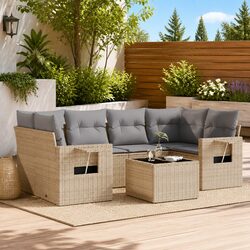 Bar Stools Rattan Set of 2 Height Adjustable Swivel Seating
