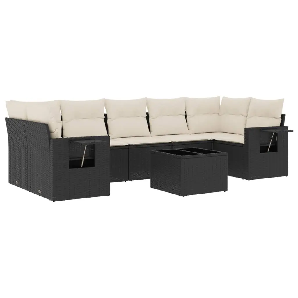 8 Piece Outdoor Garden Sofa Set with Cushions