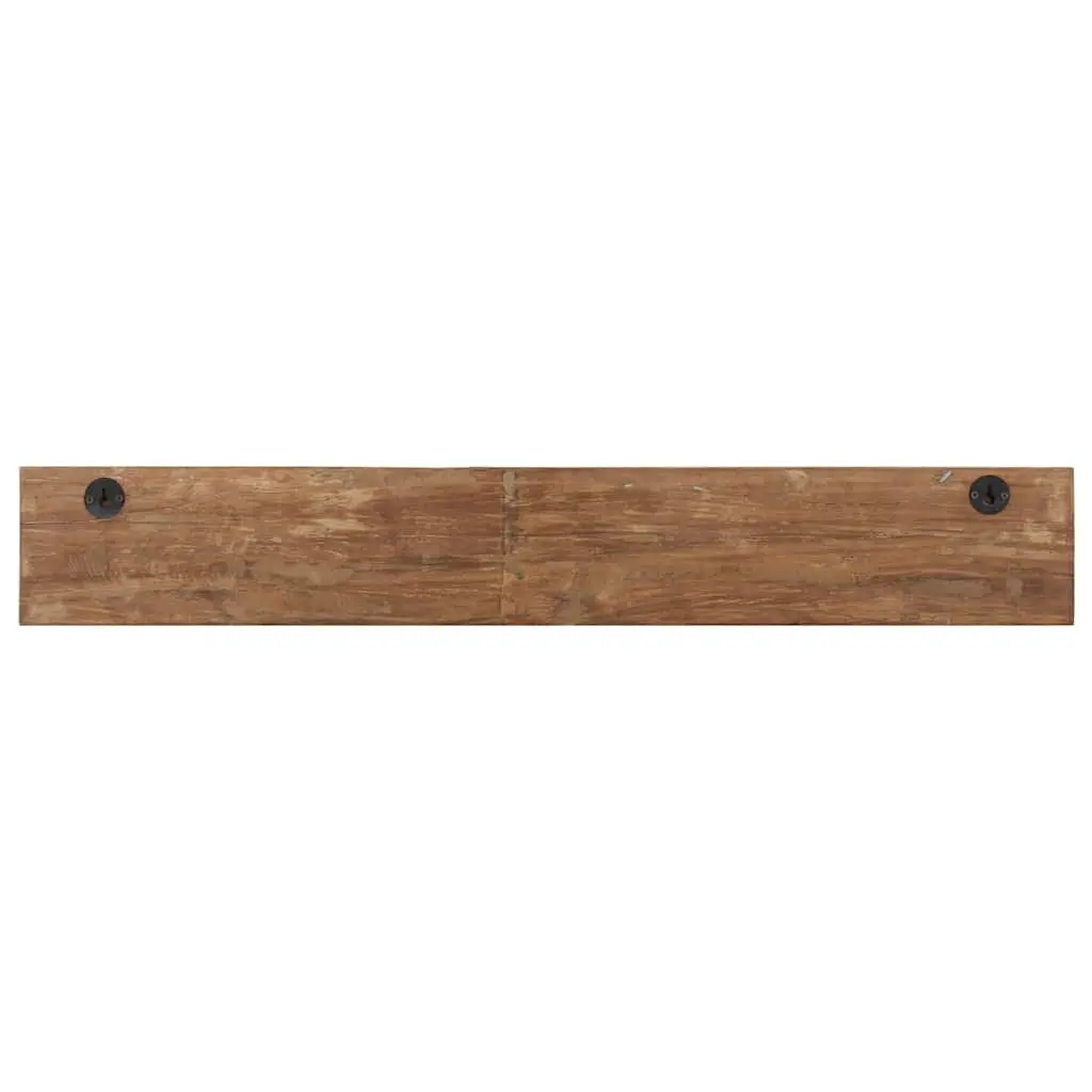 Coat Rack Solid Reclaimed Wood 100 x 2.5 x 15 cm Brown