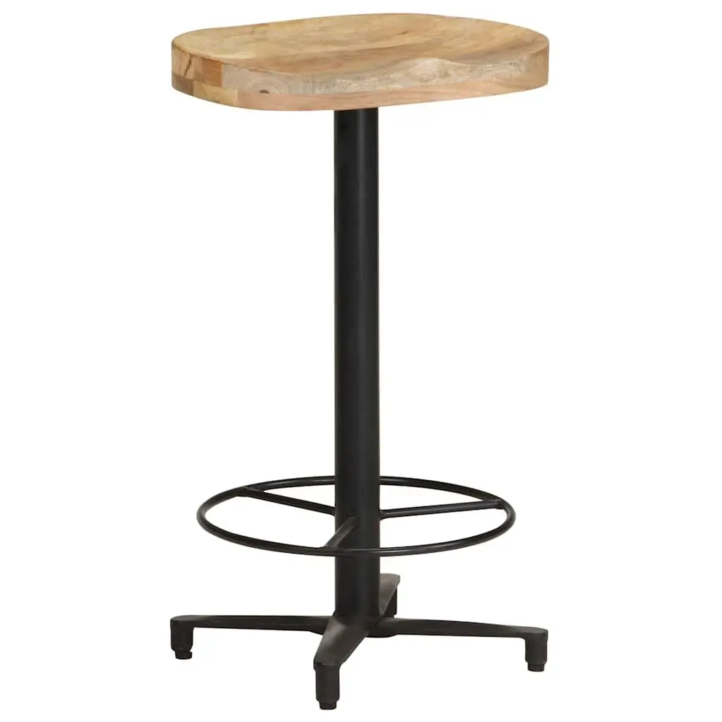 Bar Stools Solid Mango Wood 66 cm Brown Counter Height Seating