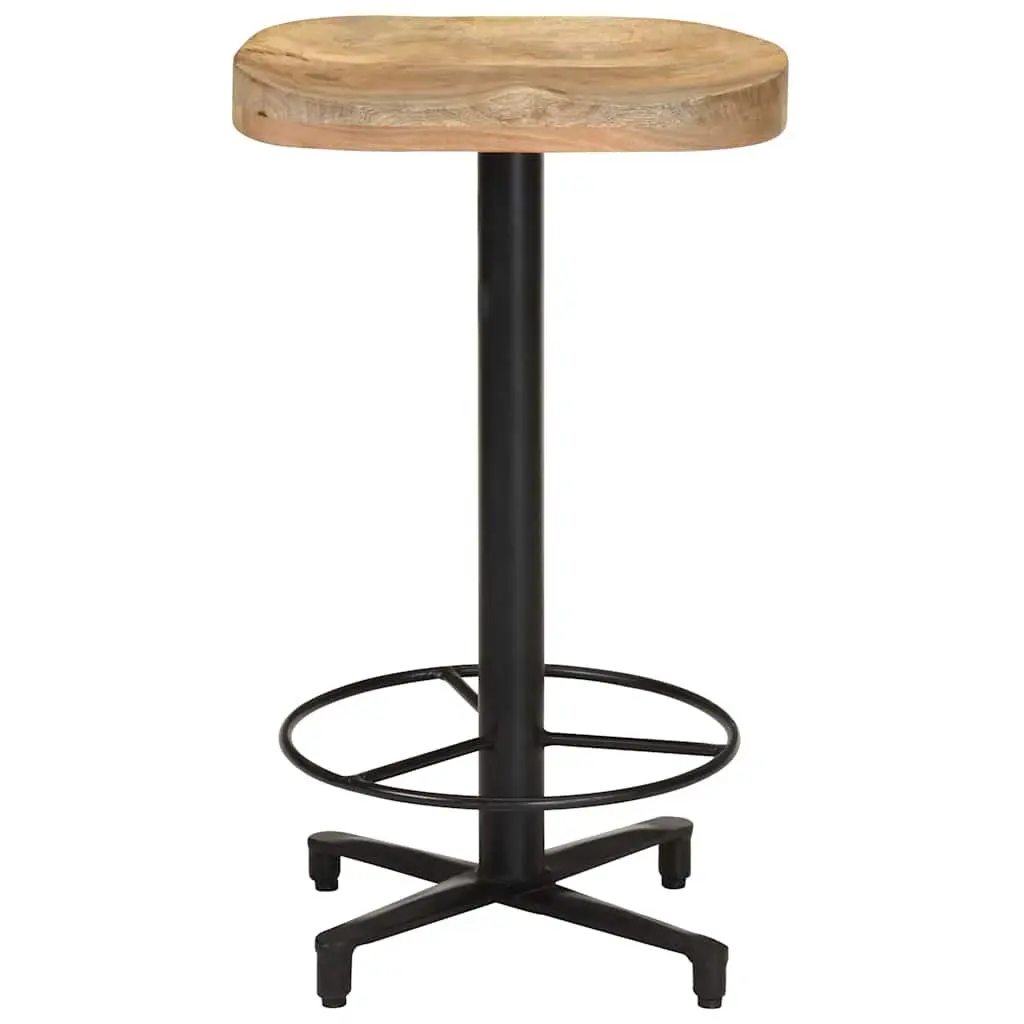 Bar Stools Solid Mango Wood 66 cm Brown Counter Height Seating