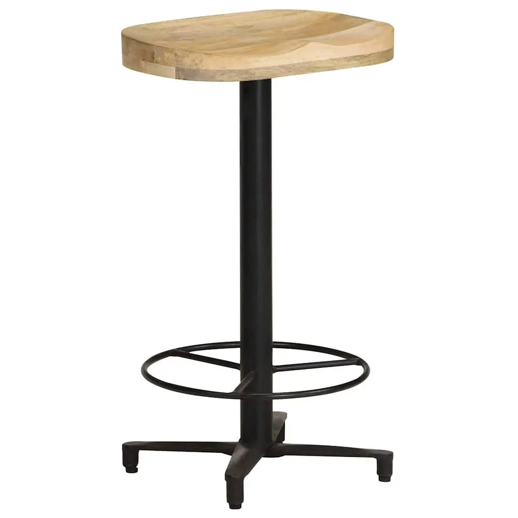Bar Stools Solid Mango Wood 66 cm Brown Counter Height Seating