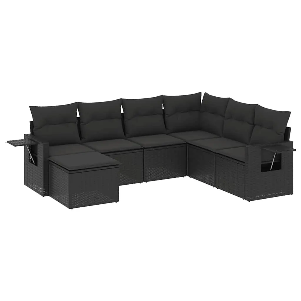 7-Piece Outdoor Garden Sofa Set with Cushions