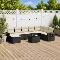 9 Piece Modular Garden Sofa Set for Outdoor Relaxation