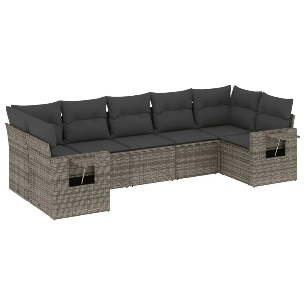 7 Piece Garden Sofa Set for Outdoor Spaces