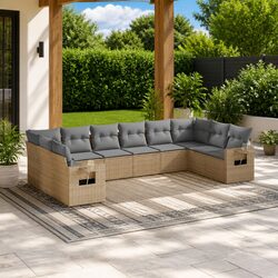 Durable Modular Outdoor Garden Sofa Set with Cushions