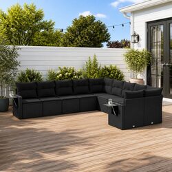 High-Quality 10 Piece Garden Sofa Set for Outdoor Relaxation