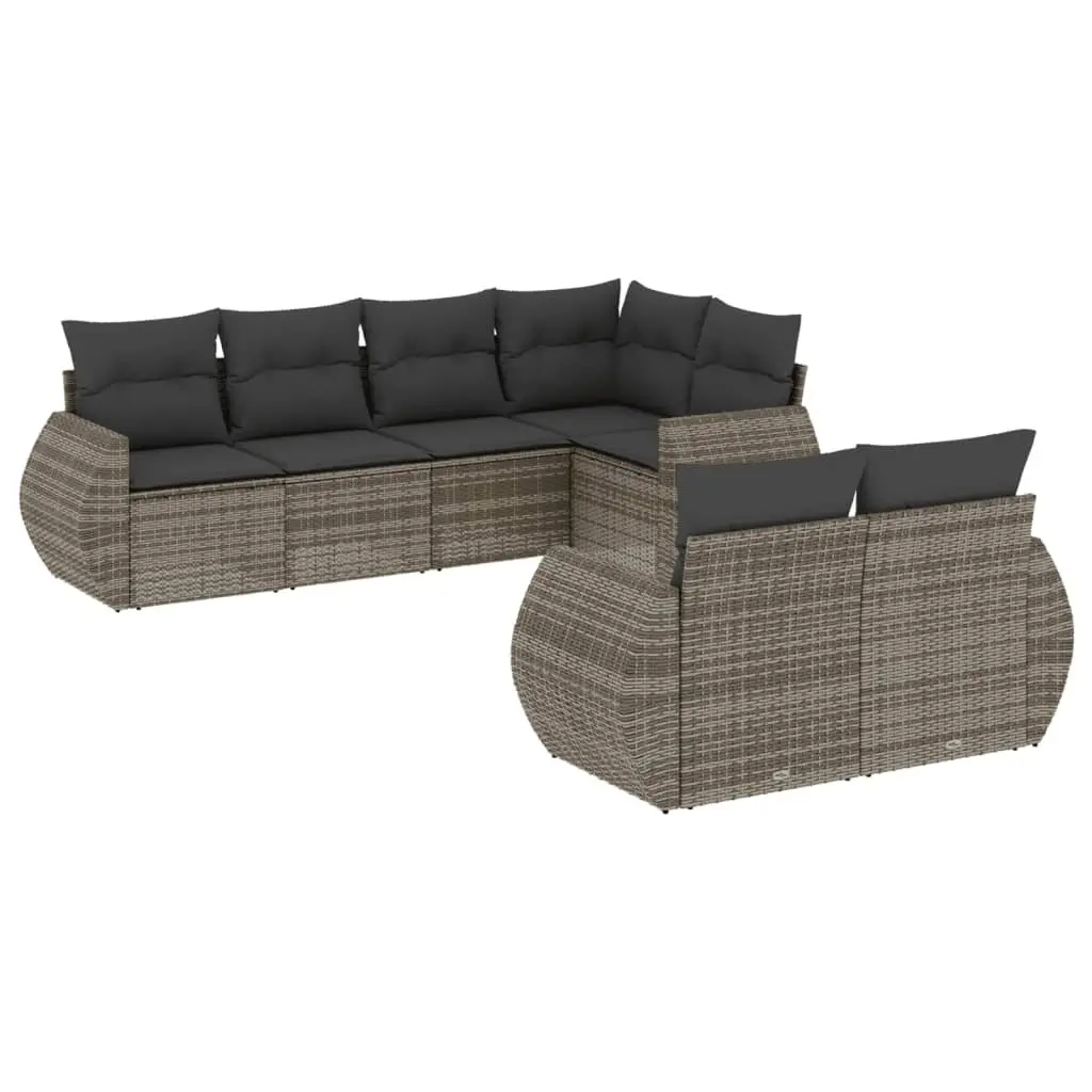Modular Outdoor Sectional Sofa Set 7 Pieces