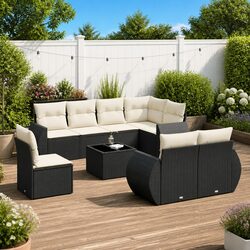 Durable Outdoor Sectional Sofa Set 9 Piece Garden Furniture