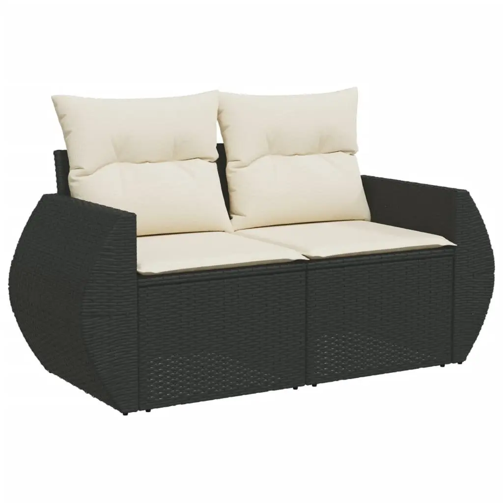 Black Rattan Modular Outdoor Sofa Set
