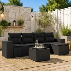 Sturdy 6-Piece Modular Outdoor Sectional Sofa Set