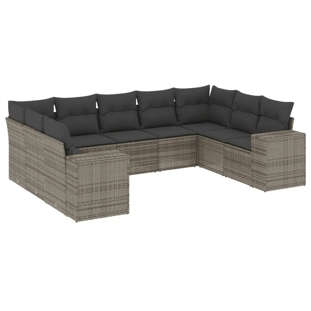 9 Piece Garden Sofa Set for Outdoor Lounging