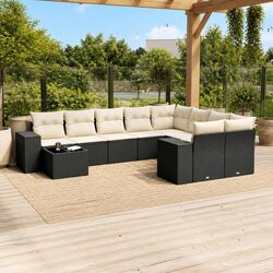 Premium Modular Garden Sofa Set 10 Piece Outdoor Furniture
