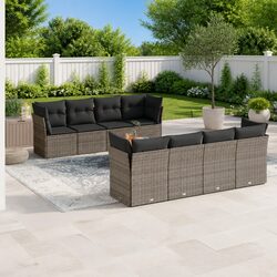 Premium 9-Piece Garden Sofa Set for Outdoor Relaxation