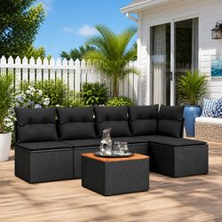 Stylish 6-Piece Garden Sofa Set for Outdoor Relaxation