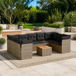 Premium 10 Piece Garden Sofa Set for Outdoor Comfort