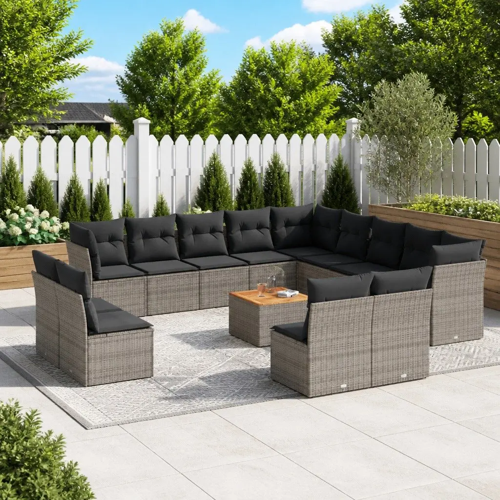 14 Piece Garden Sofa Set for Outdoors