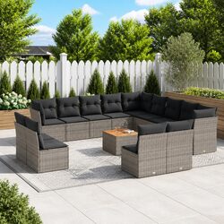Premium 14 Piece Garden Sofa Set for Outdoors
