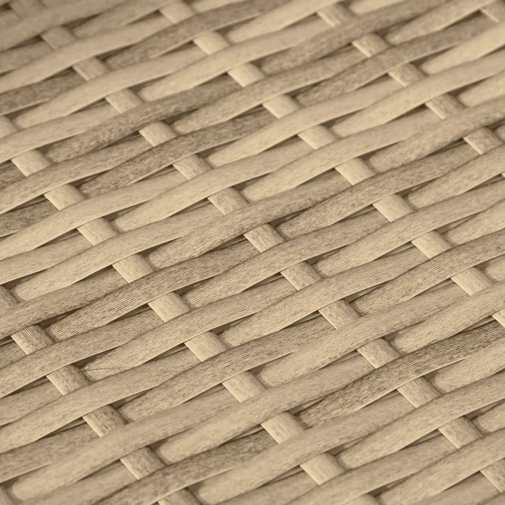 Beige 7 Piece Modular Outdoor Sofa Set with Cushions