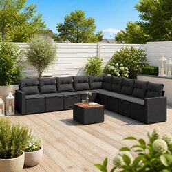 Premium 10 Piece Garden Sofa Set with Modular Design