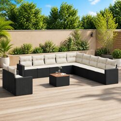 Premium 12-Piece Garden Sofa Set with Durable Build
