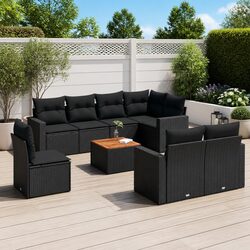 Durable 9-Piece Garden Sofa Set for Outdoor Spaces
