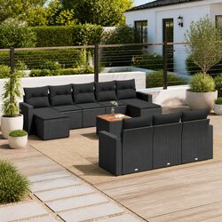 High-Quality 11-Piece Outdoor Sectional Sofa Set