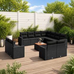 Premium 12 Piece Modular Outdoor Garden Sofa Set