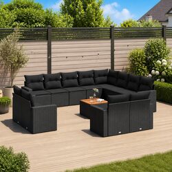 Premium 13-Piece Outdoor Sectional Sofa Set with Cushions