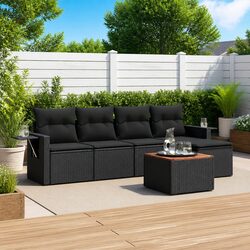 Premium 6-Piece Modular Outdoor Sectional Sofa Set