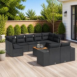 Durable 10-Piece Garden Sofa Set for Outdoor Spaces