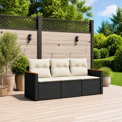 Durable 3 Piece Garden Sofa Set for Outdoor Spaces