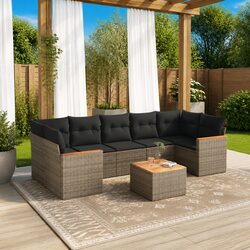 Durable 8-Piece Garden Sofa Set for Outdoor Spaces