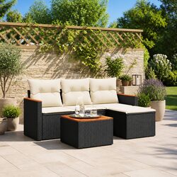 Durable 5 Piece Garden Sofa Set for Outdoor Comfort