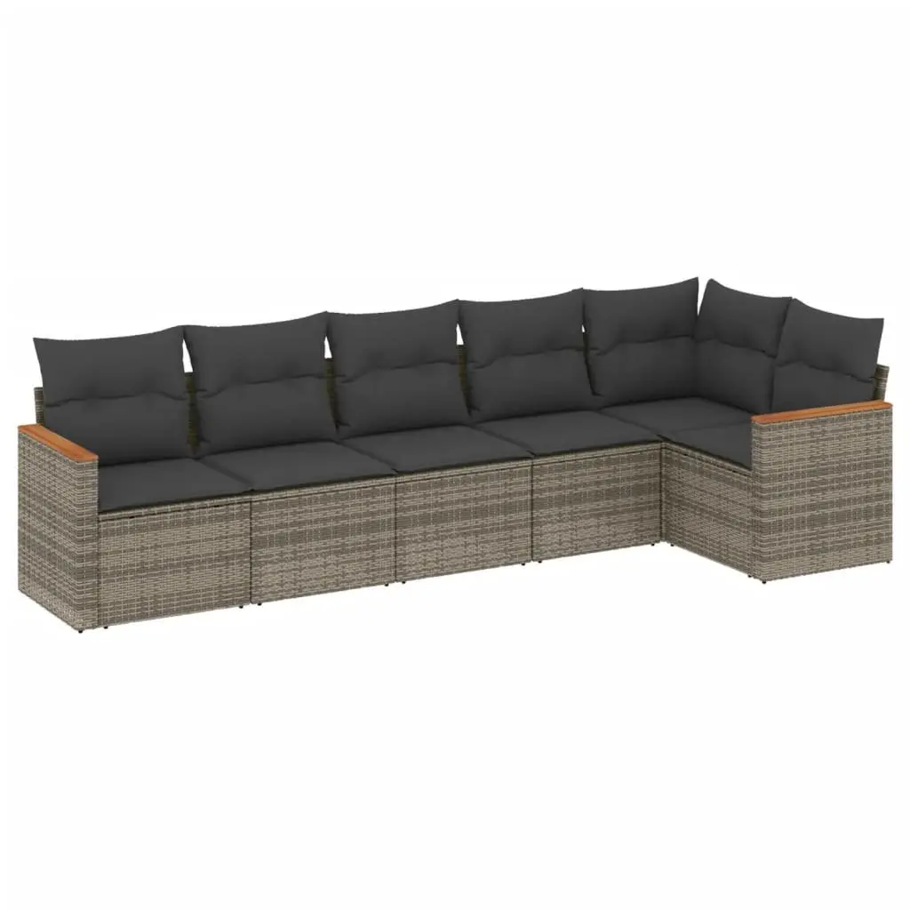 6-Piece Modular Garden Sofa Set for Outdoor Spaces