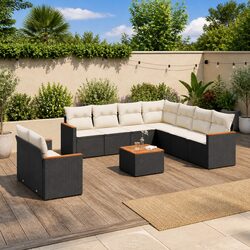 High-Quality 10 Piece Garden Sofa Set for Outdoor Spaces