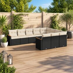 Modular 10-Piece Garden Sofa Set for Outdoor Living