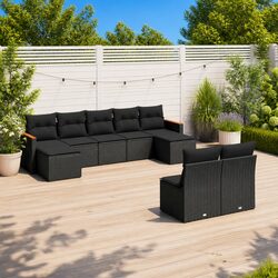 Premium 9-Piece Outdoor Sofa Set with Modular Design