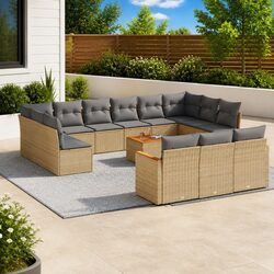 14 Piece Garden Sofa Set for Durable Outdoor Seating