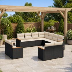 Durable 11-Piece Garden Sofa Set for Outdoor Comfort