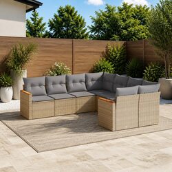 Durable 8 Piece Garden Sofa Set for Outdoor Relaxation