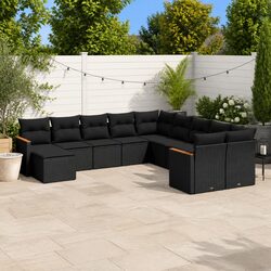 Outdoor Modular Patio Lounge Sofa Set with Cushions