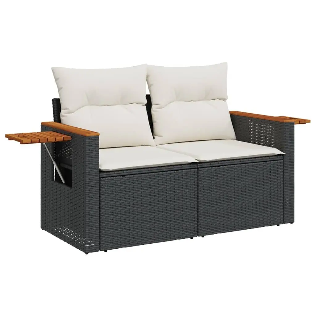 10-Piece Modular Garden Sofa Set with Cushions